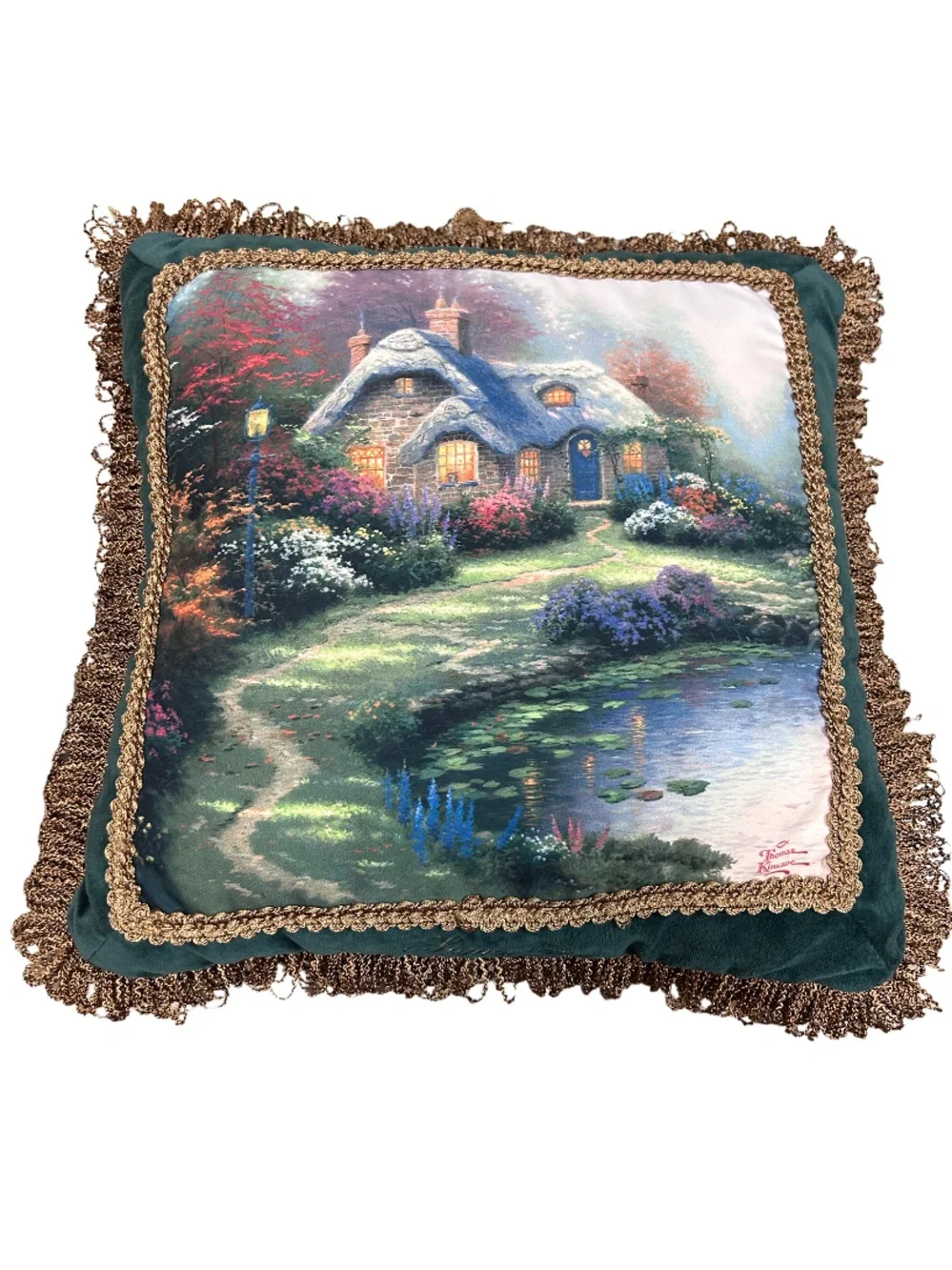 2008 Thomas Kinkade “Season of Splendor” Decorative Pillows Set of 4